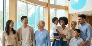 US Family Structures: 4 Key Demographic Shifts by 2026 Diverse family structures reflecting US demographic shifts by 2026