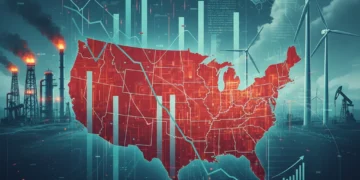 2026 Energy Market Forecast: 15% Oil Price Dip & US Economic Ripple Graphic depicting oil price decline affecting US economy