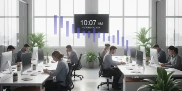 Disengaged office workers in 2026, illustrating quiet quitting trends
