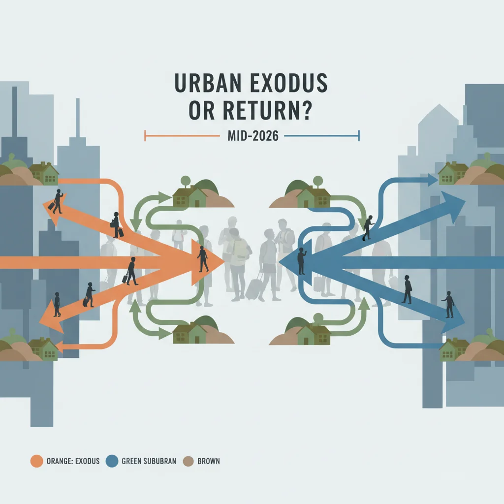 Urban Exodus or Return: US Population Shifts by Mid-2026 – An In-Depth Analysis