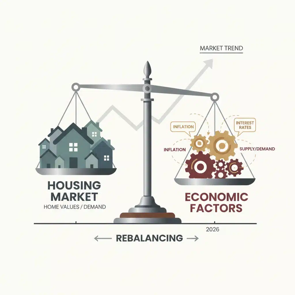 Real Estate Market Rebalancing: 4 Economic Factors Driving a Projected 7% Shift in U.S. Housing Prices During 2026