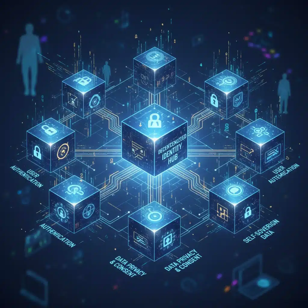 Blockchain network with encrypted blocks for decentralized digital identity management